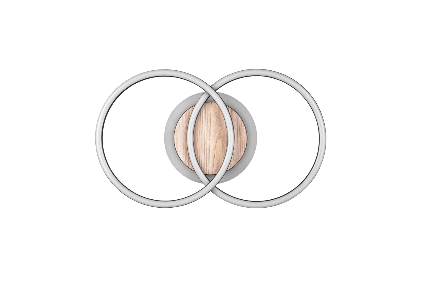 Kattovalaisin TRIO Giro led 25W 3000lm pyöreä musta/puu