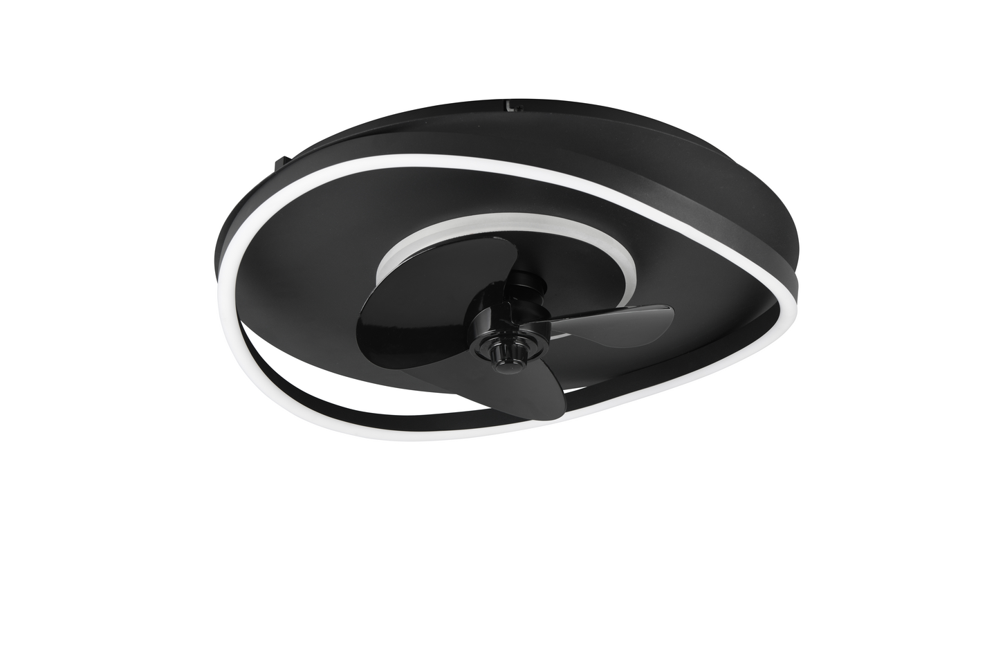 Tuuletinvalaisin TRIO Sortland led 30W 3500lm mattamusta