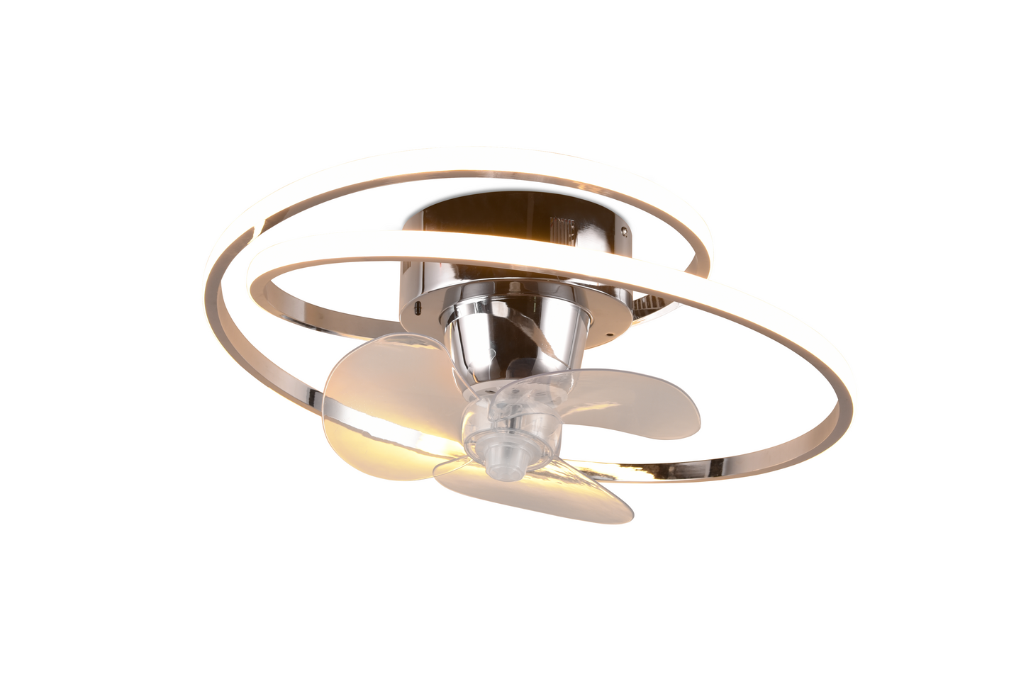 Tuuletinvalaisin TRIO Umea led 38W 4400lm kromi