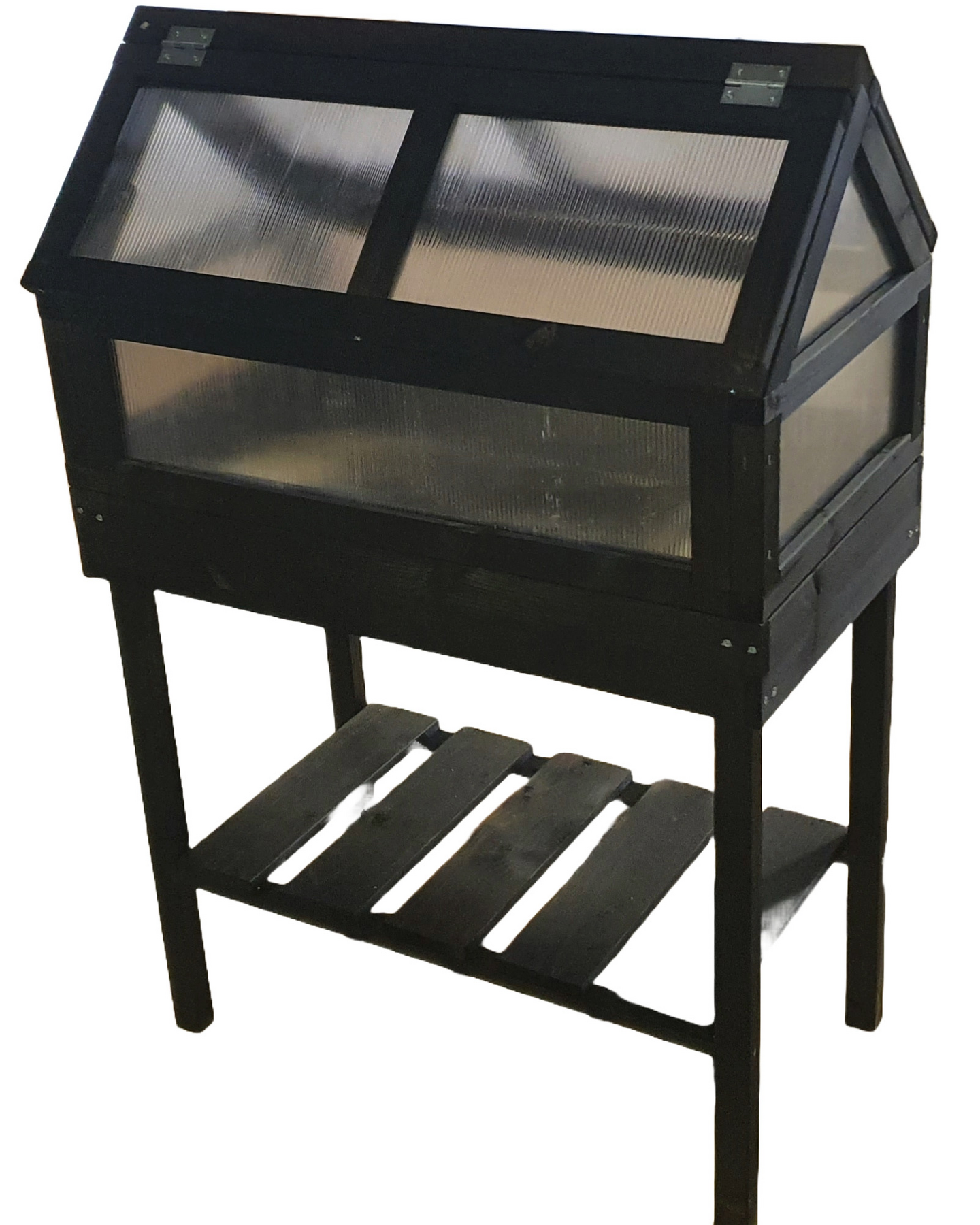 Viljelylaatikko jalallinen Cello 72x50cm musta