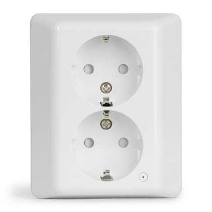 Älypistorasia Futurehome 2x16A Polar Zigbee valkoinen