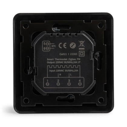 Termostaatti Futurehome älykoti 16A Zigbee 3.0 musta