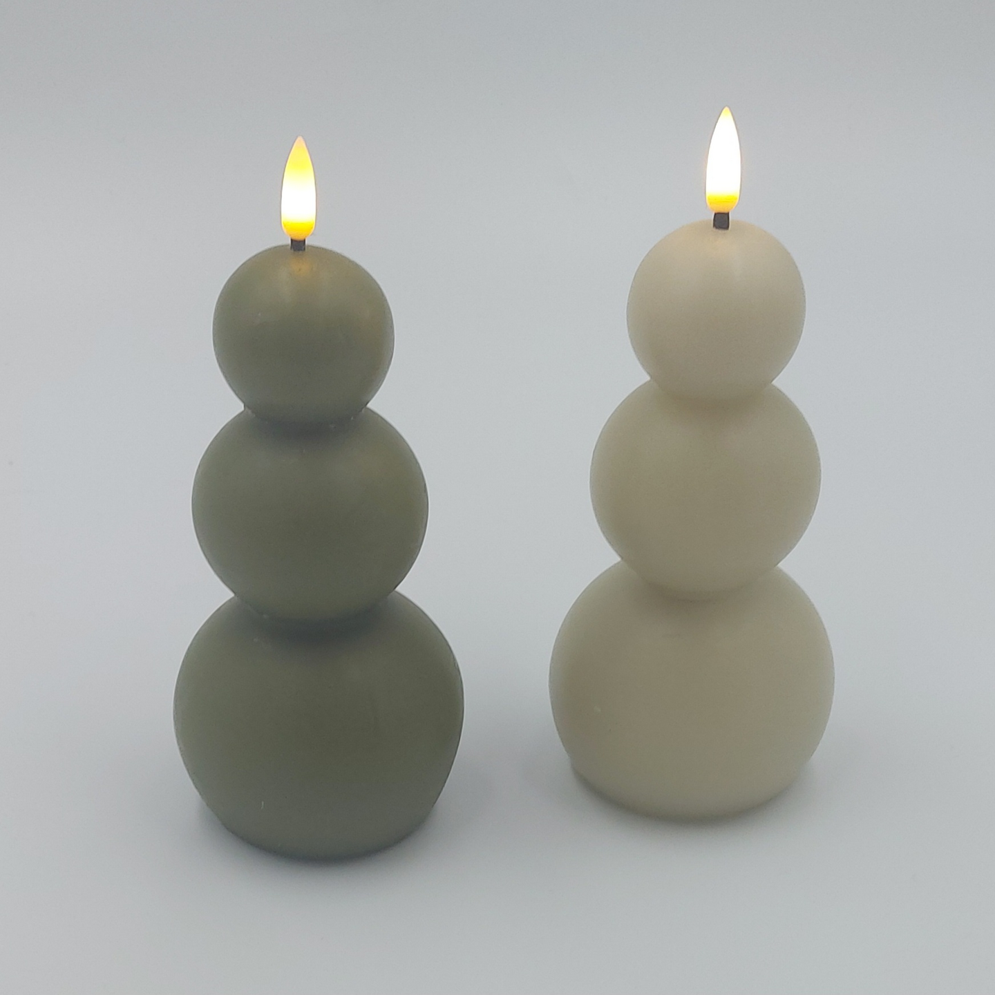 Led-kynttilä Cello Pampula 16,5cm vihreä