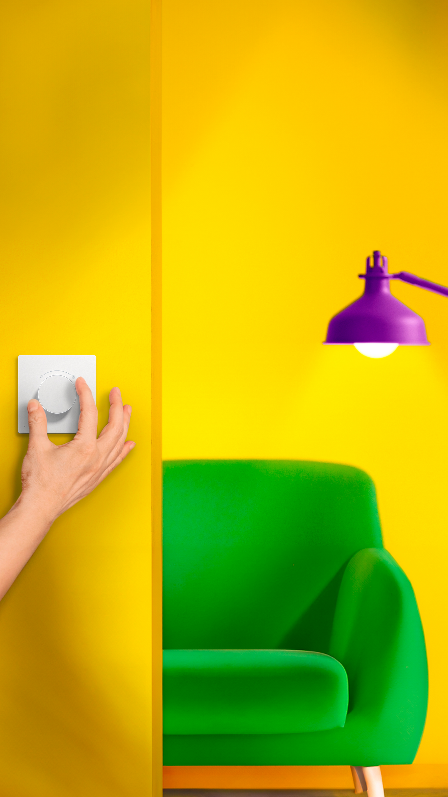 Kytkin Philips WIZ Smart Dial Switch 5V Usb ladattava