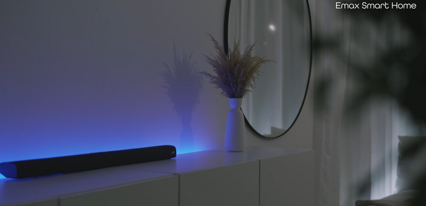 Valonauha Emax Smart Home 6,5W/m RGB+CCT 280lm/m IP20/IP44 Wi-Fi 3m