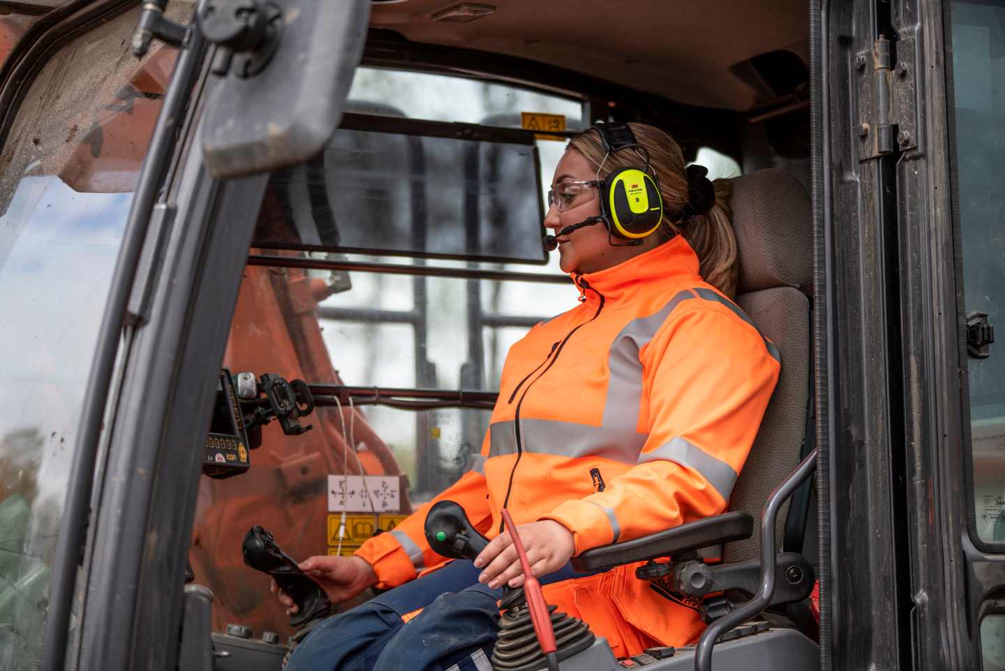 HÖRSELKÅPA 3M WS ALERT X KLARGUL, HJÄSS