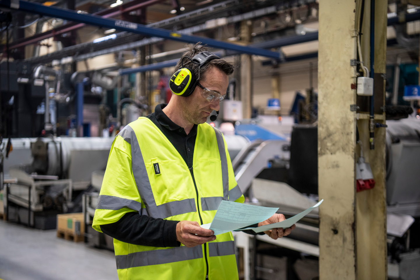 HÖRSELKÅPA 3M WS ALERT X KLARGUL, HJÄSS