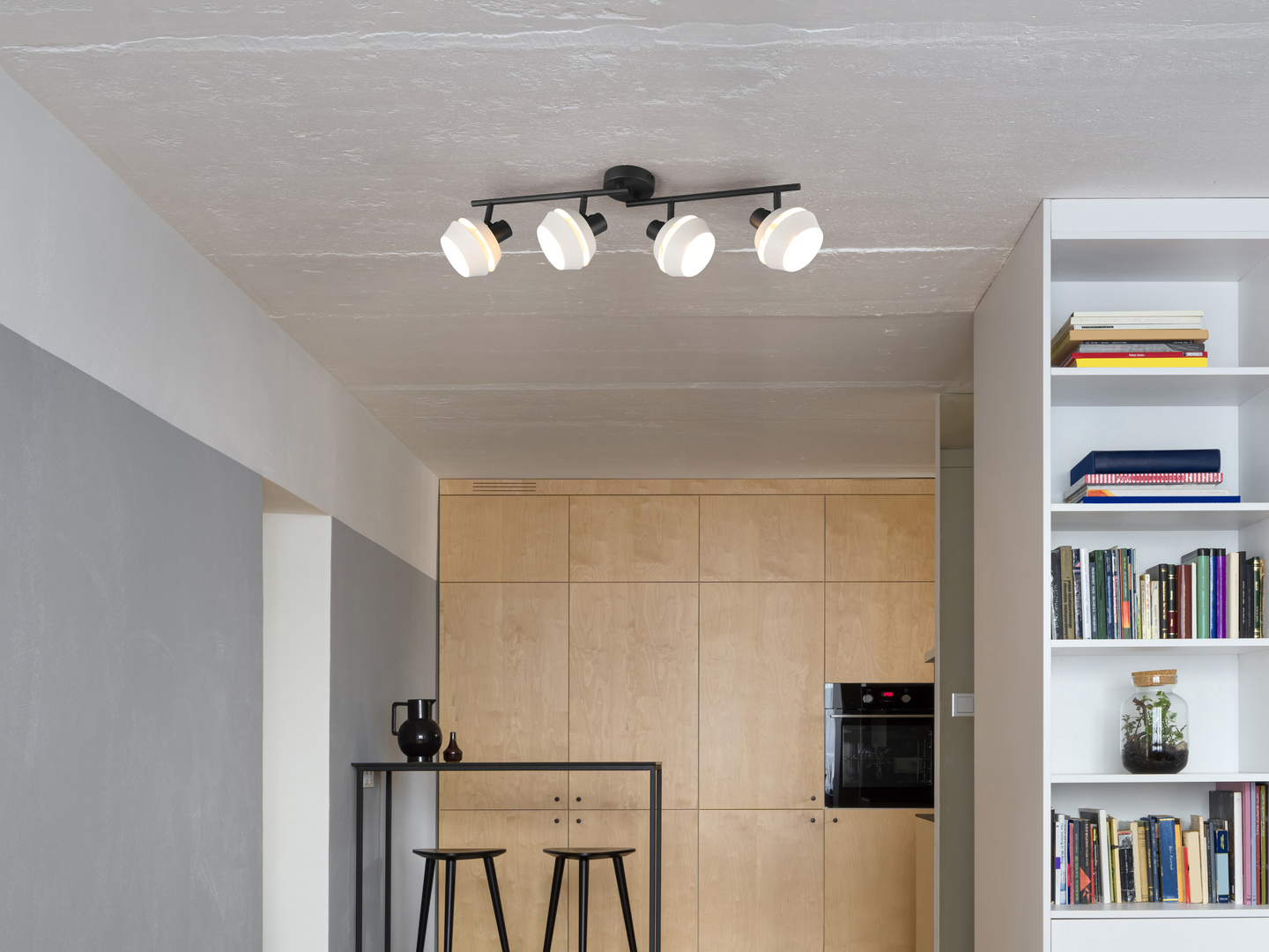 Spotti TRIO Isla E14 4-osainen lämmin harmaa