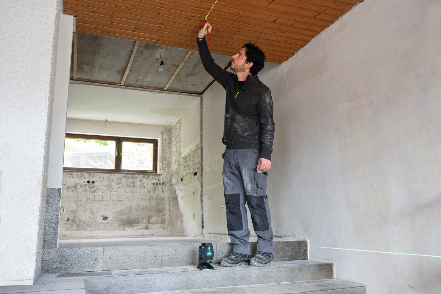 Yhdistelmälaser Bosch GCL 12V-50-22 CG 1x2,0Ah L-Boxx