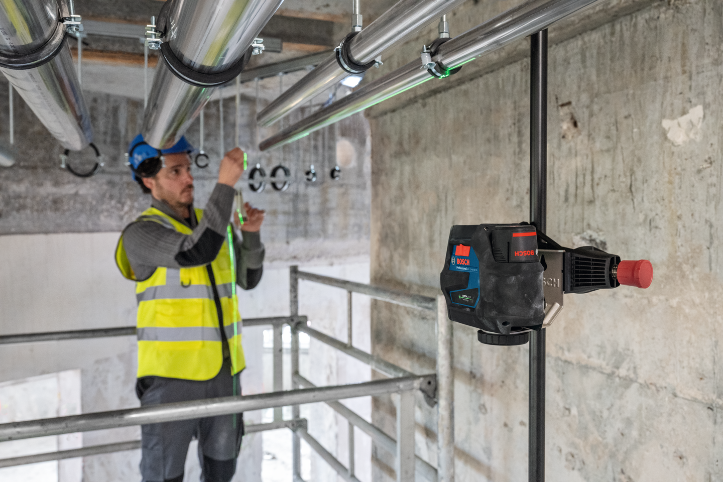 Yhdistelmälaser Bosch GCL 12V-50-22 CG 1x2,0Ah L-Boxx