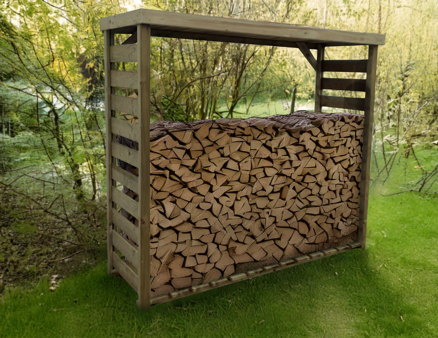 Polttopuukatos Goodiy Halko 200x70cm