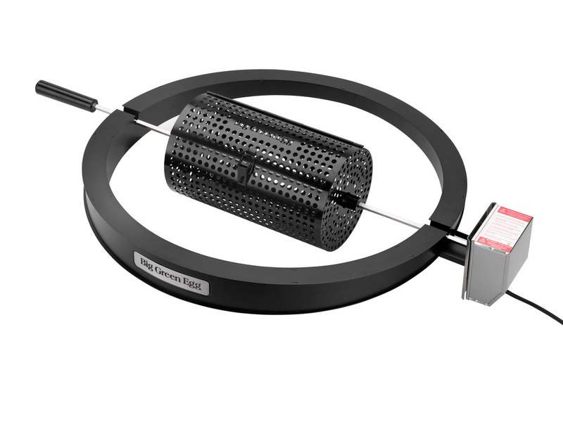 Grillivarraskori Big Green Egg Rotisserieen