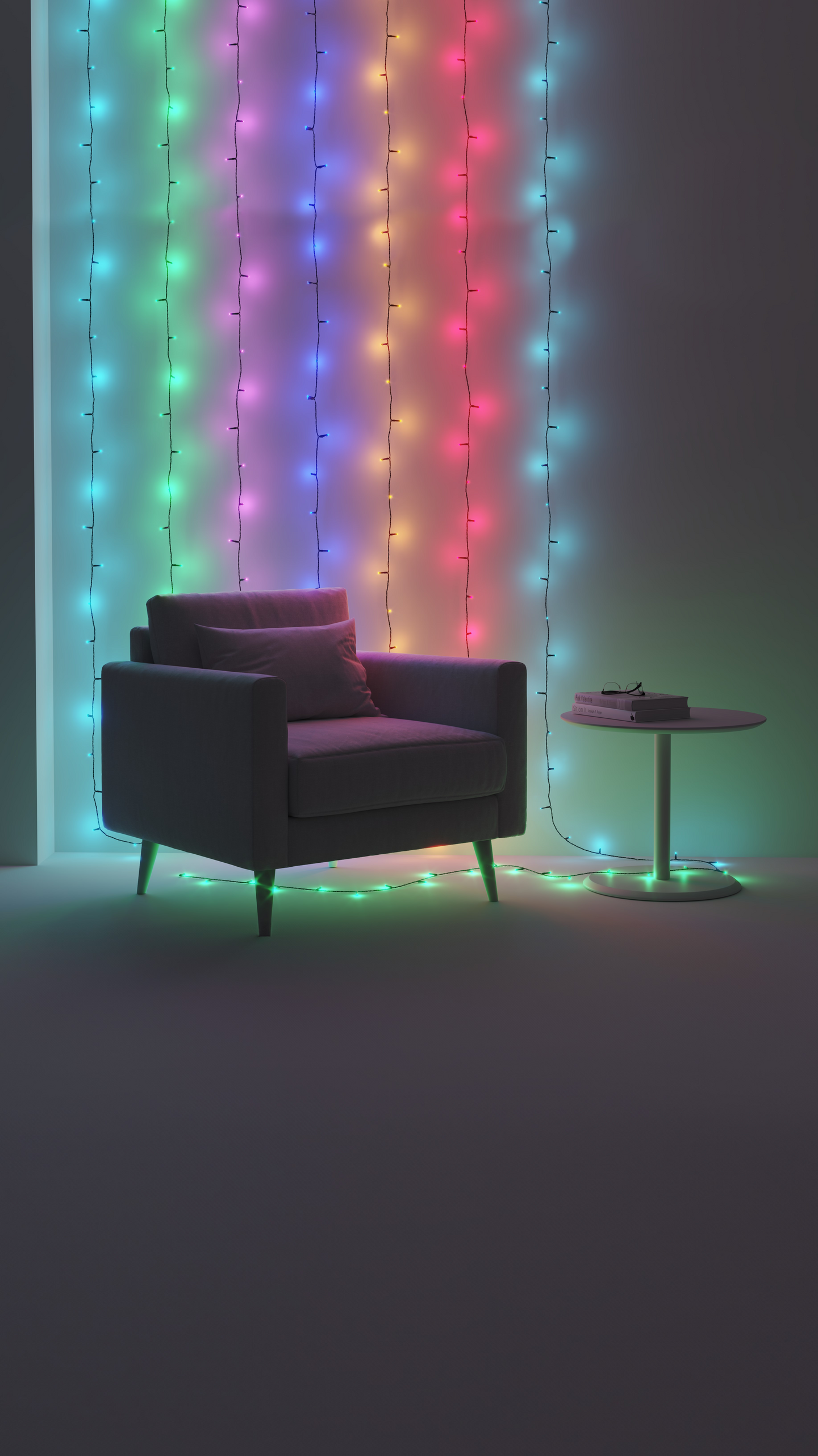 Koristevalosarja WIZ 160led 20m 2700-5000K 15W IP44