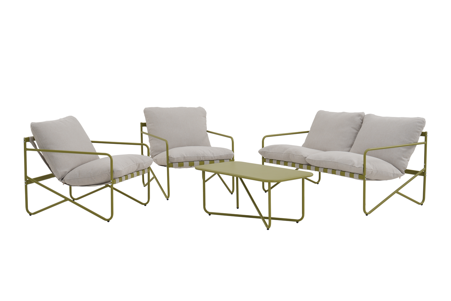 Sohvaryhmä Cello Green 4 osaa