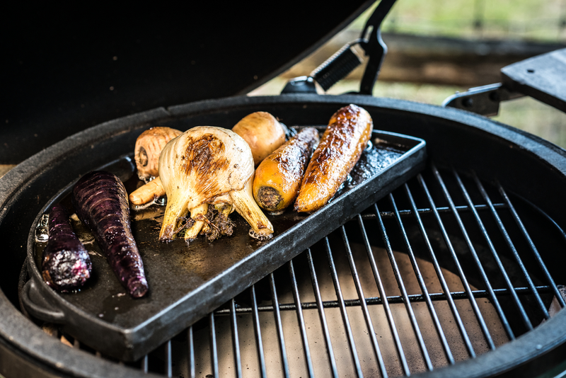 Valurauta Big Green Egg l plancha puolikuu