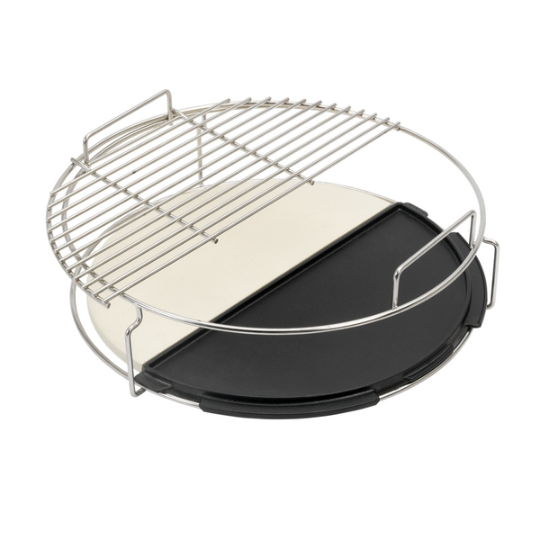 Lämmönjakolevy Big Green Egg Puolikuu M