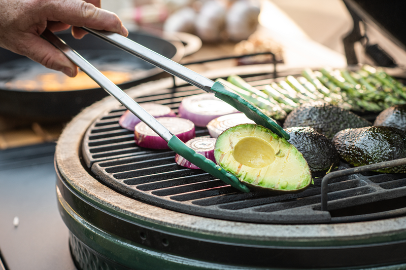 Valurautaritilä Big Green Egg puolikuu L