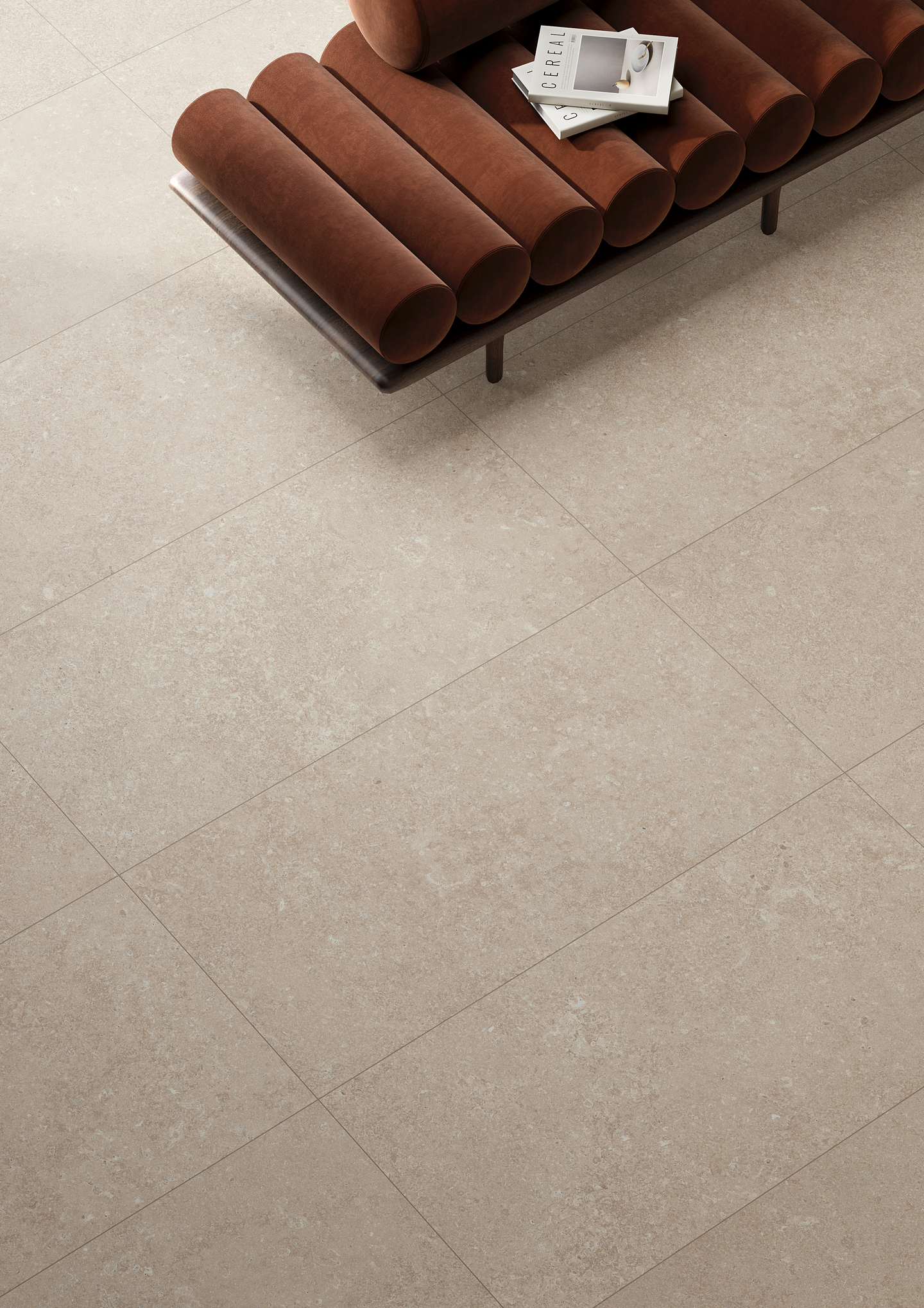 Lattialaatta Cello Royalstone 60x60 kerma matta R10B RT 1,44m²