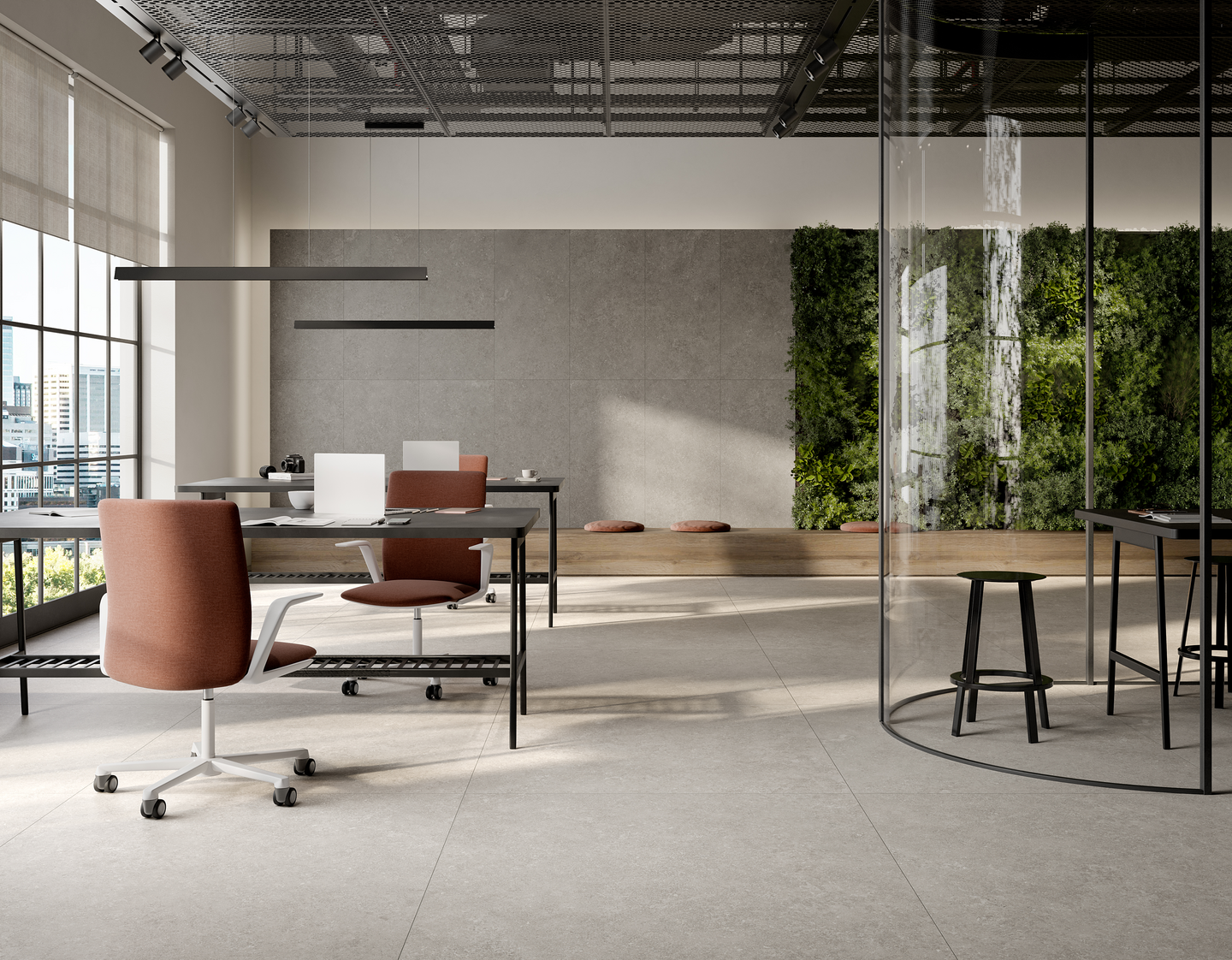 Lattialaatta Cello Royalstone 60x60 tummanharmaa matta R10B RT 1,44m²