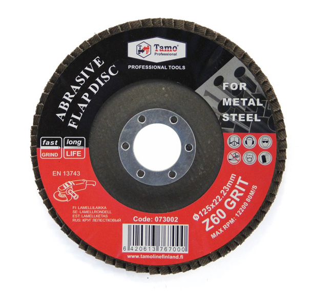 Lamellilaikka Tamo 125mm karkeus 60