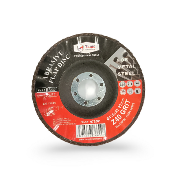 Lamellilaikka Tamo 125mm karkeus 40