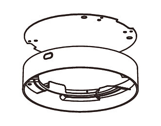 Mekaaninen lisätarvike Airam Cio Multi korotuskehys 164mm valkoinen