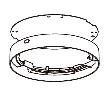 Mekaaninen lisätarvike Airam Cio Multi korotuskehys 217mm valkoinen