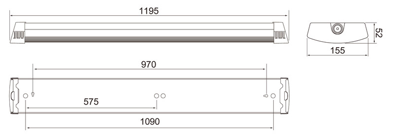 Teoll.val. Roiskev. Optimus Mp 1200 Ip44 40w 5600lm 840 Ac Mp