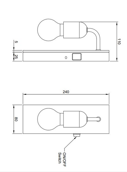 Seinävalaisin TRIO Arturo E27 1-osainen puu/mattamusta
