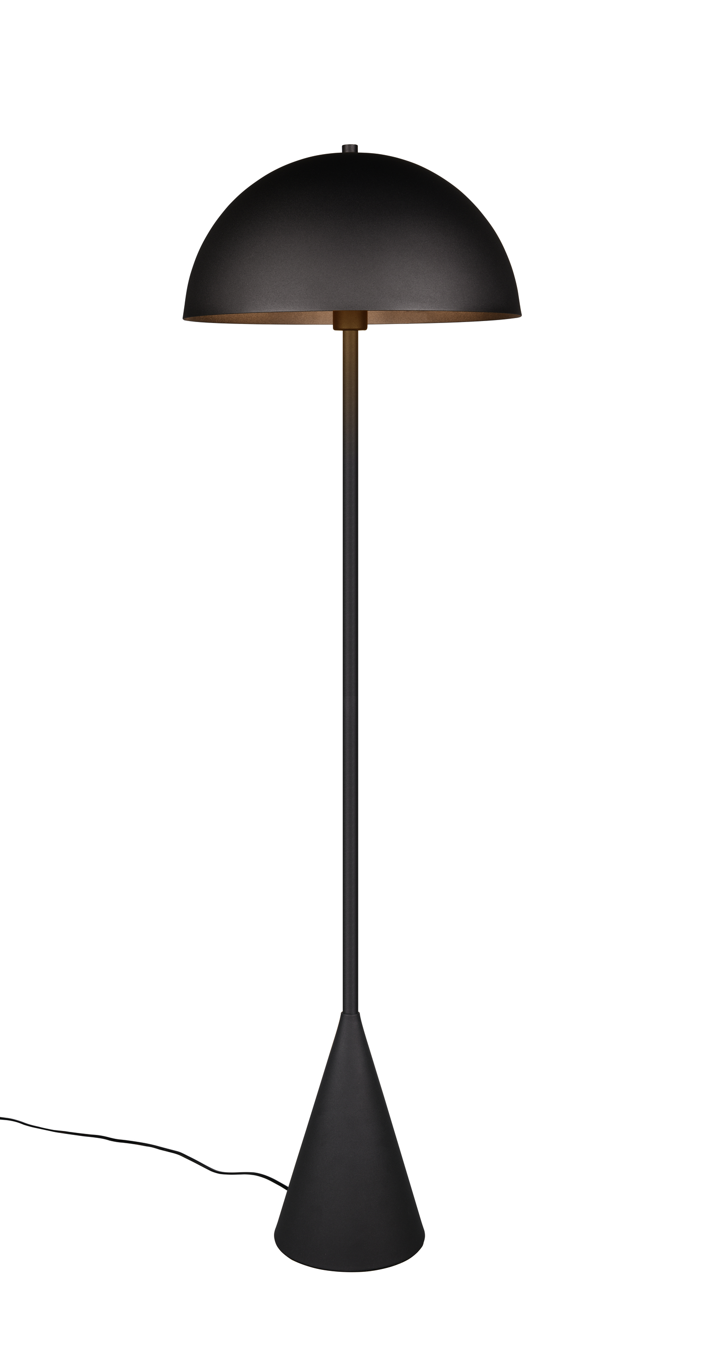 Lattiavalaisin TRIO Alfie E27 mattamusta