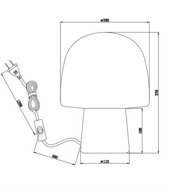 Pöytävalaisin TRIO Steen E14 mattamusta/harmaanruskea