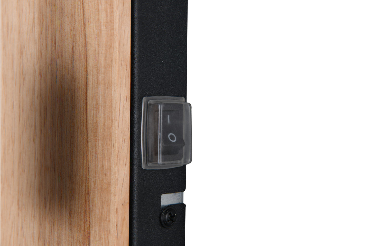 Seinävalaisin TRIO Arturo E27 1-osainen puu/mattamusta