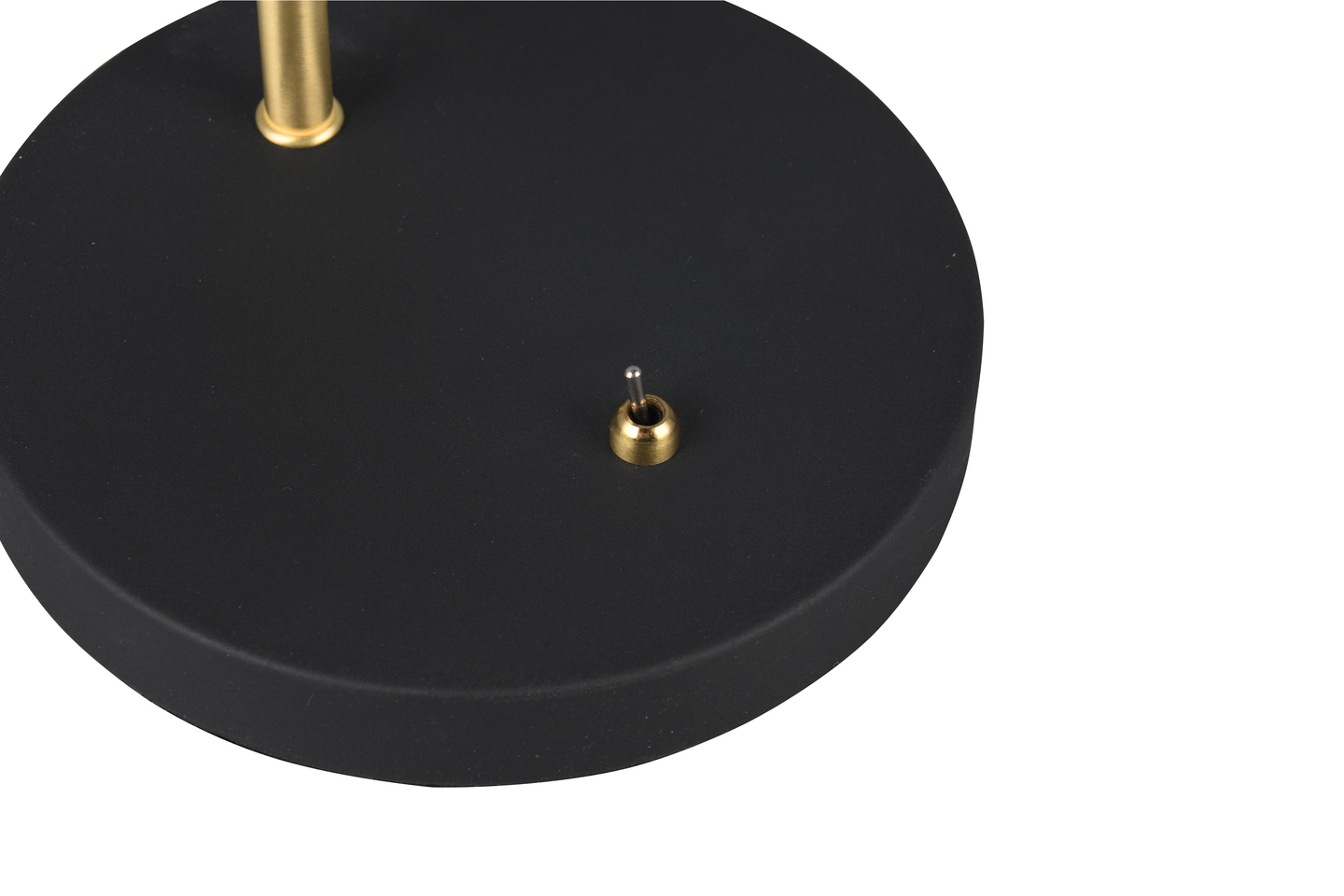 Pöytävalaisin TRIO Traveller E27 mattamusta/mattamessinki