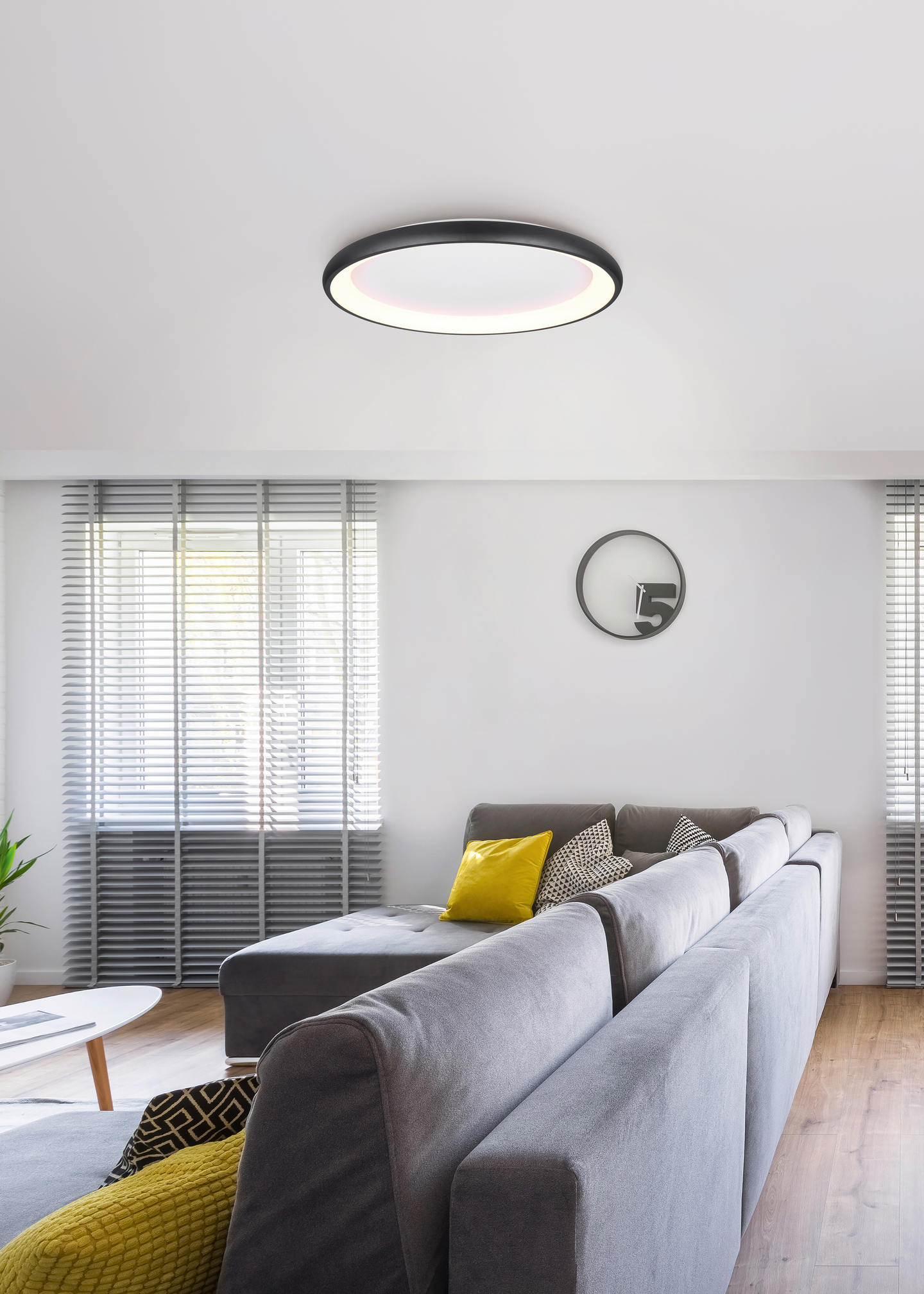 Kattovalaisin TRIO Cardona led 59W 6900lm 75cm musta