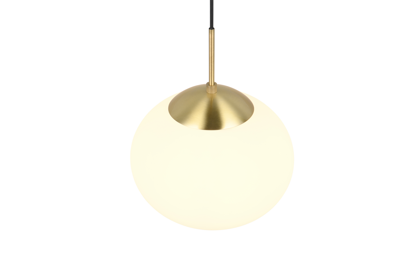 Riippuvalaisin TRIO Fomento E27 30cm mattamessinki/valkoinen