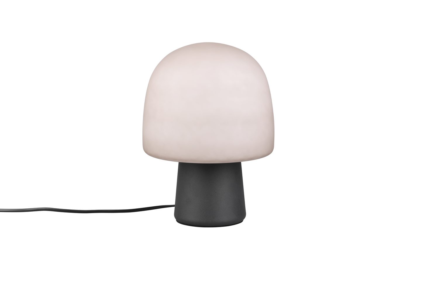 Pöytävalaisin TRIO Steen E14 mattamusta/harmaanruskea