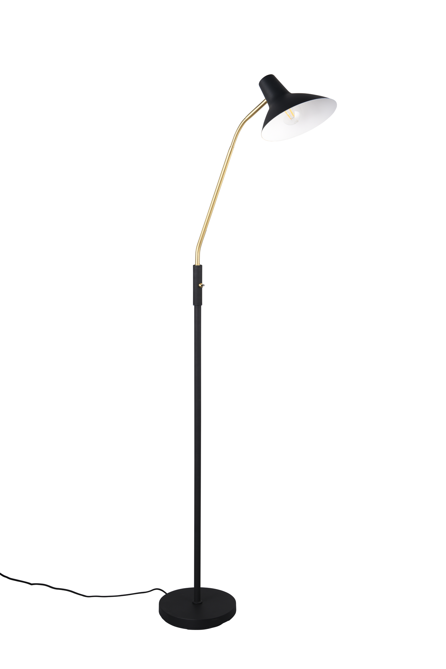 Lattiavalaisin TRIO Traveller E27 mattamusta/mattamessinki