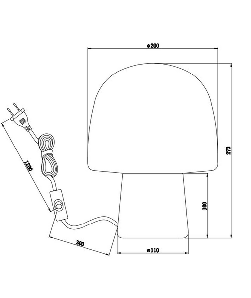 Pöytävalaisin TRIO Steen E14 kahvinruskea/valkoinen