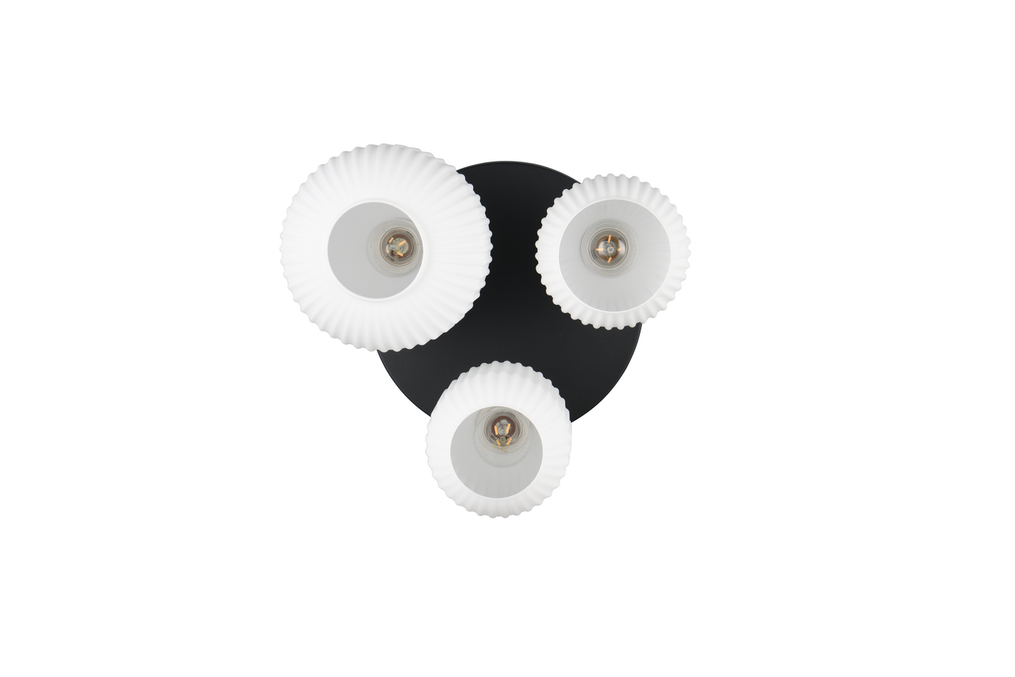 Kattovalaisin TRIO Diva E27 3-osainen mattamessinki/valkoinen