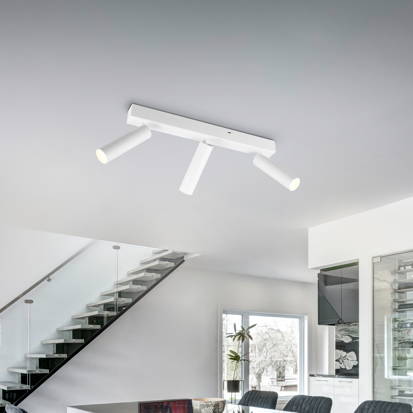 Spotti TRIO Ambala led 3x5,5W 3x500lm mattavalkoinen