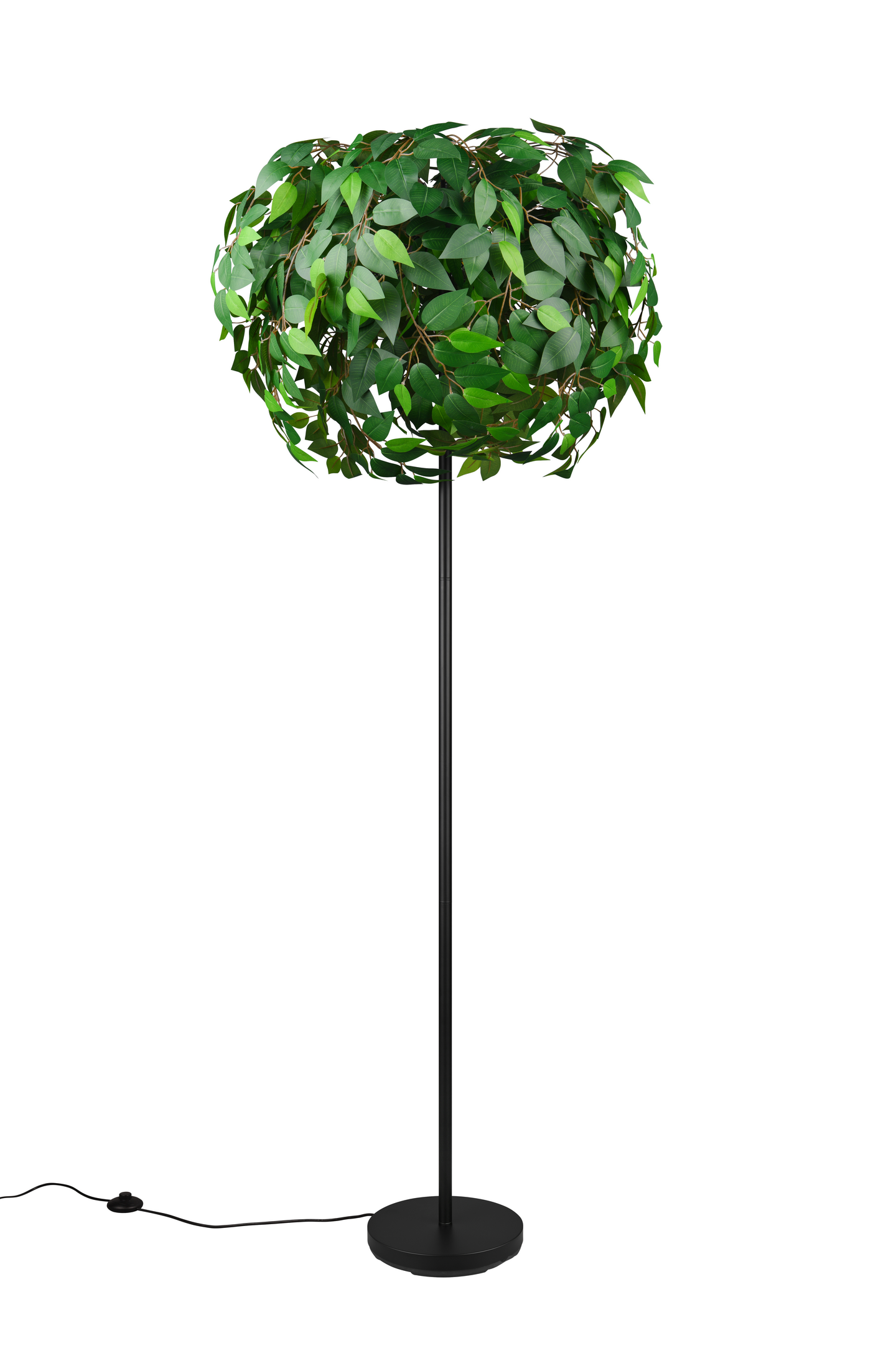 Lattiavalaisin TRIO Leavy 3xE14 vihreä