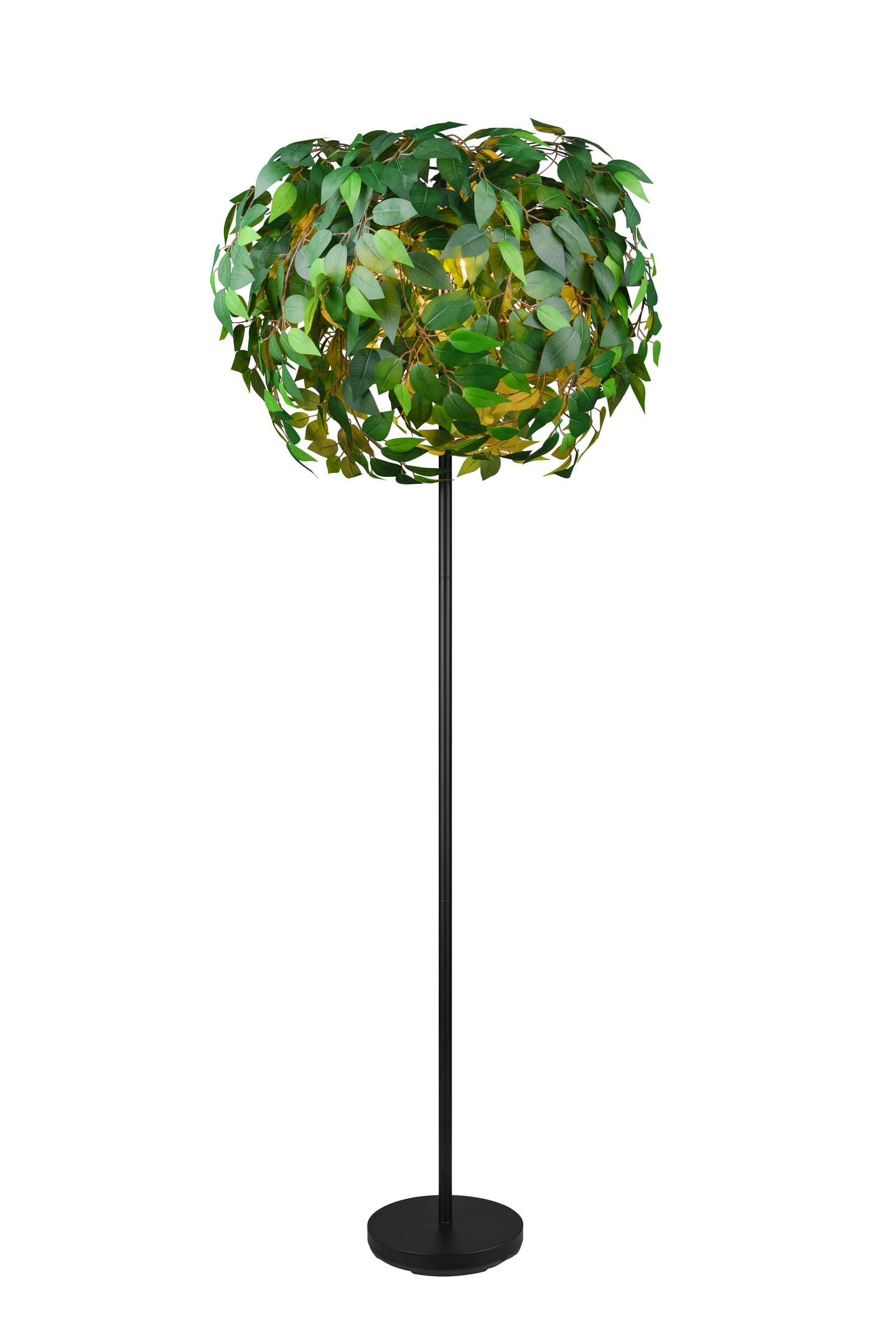 Lattiavalaisin TRIO Leavy 3xE14 vihreä