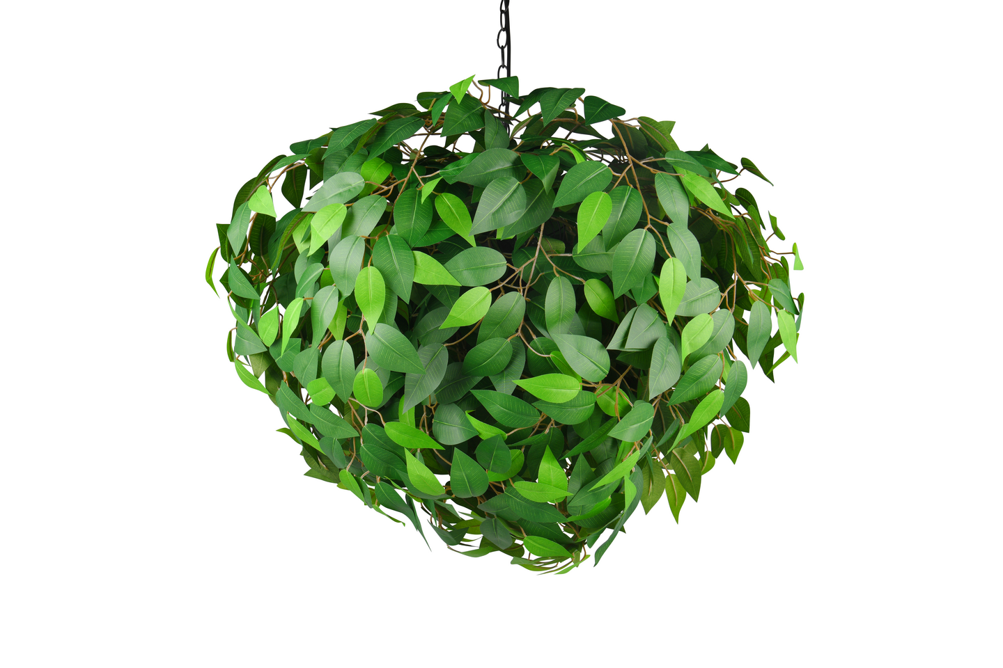 Riippuvalaisin TRIO Leavy 4xE14 70cm vihreä