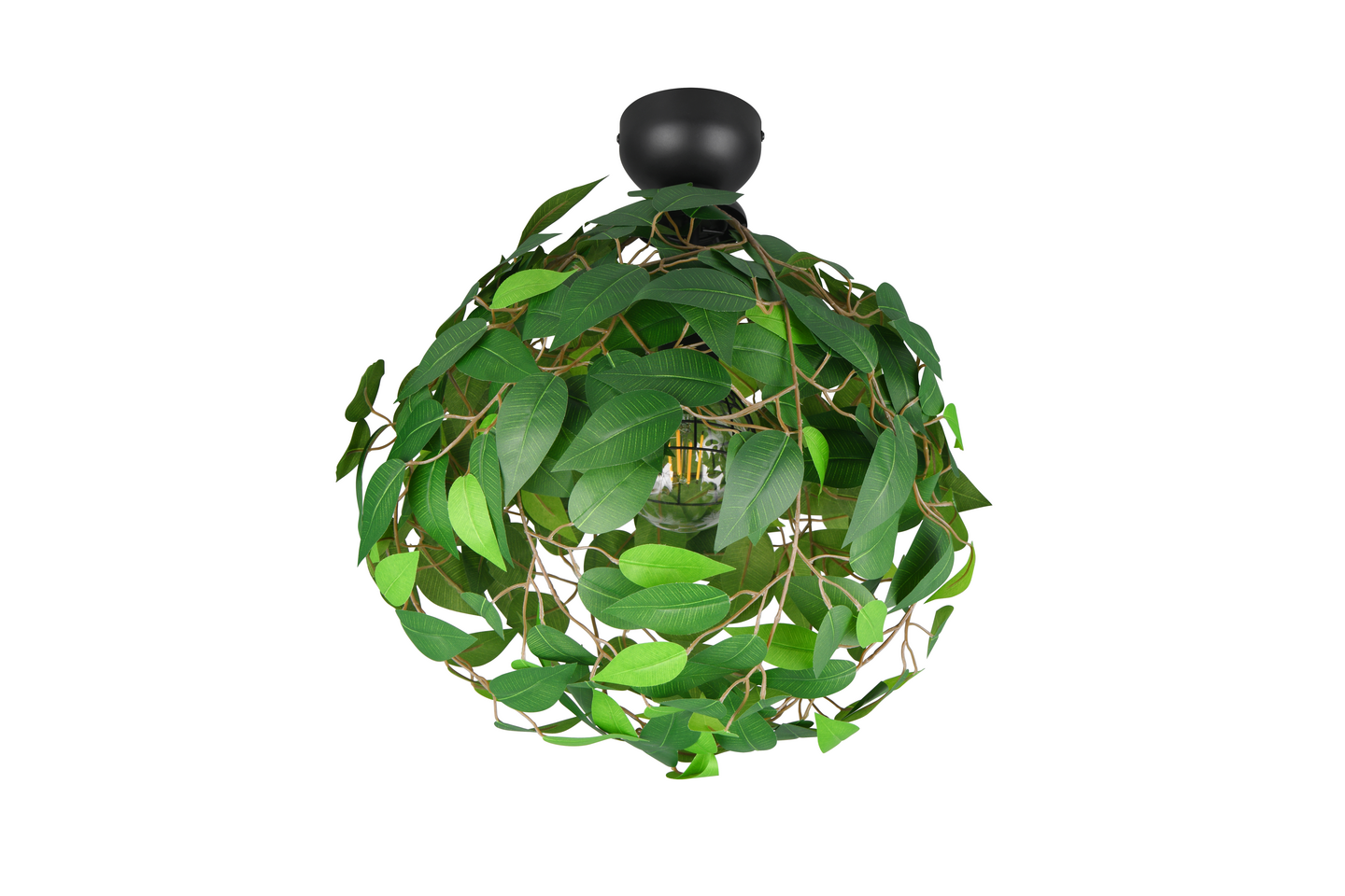 Kattovalaisin TRIO Leavy E27 37cm vihreä