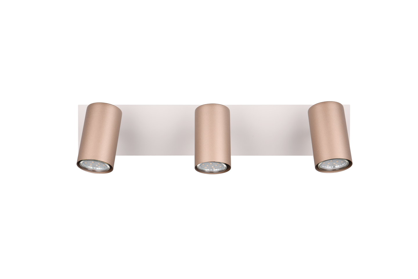 Spotti TRIO Marley GU10 3-osainen kahvinruskea/mattavalkoinen