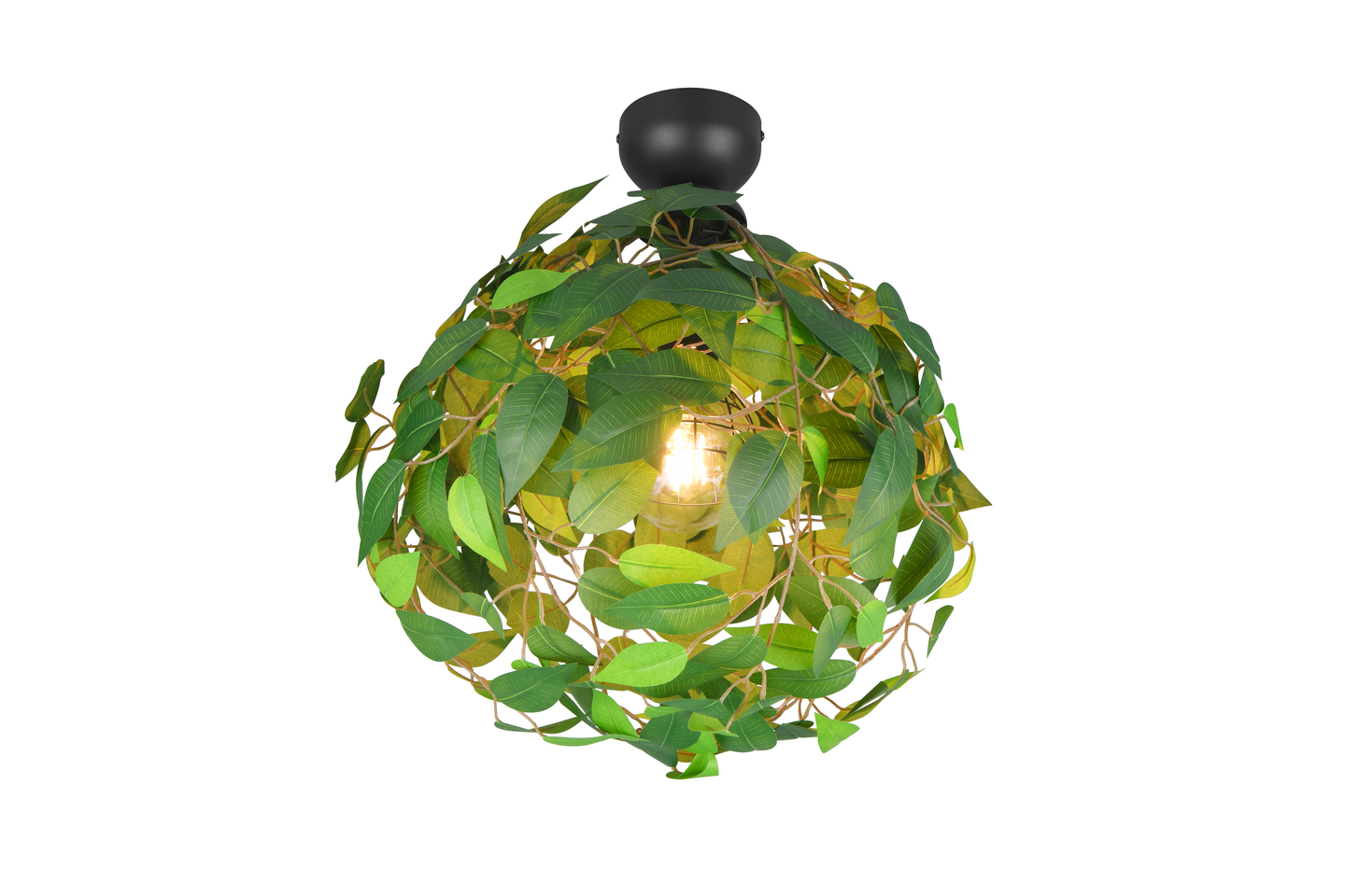 Kattovalaisin TRIO Leavy E27 37cm vihreä