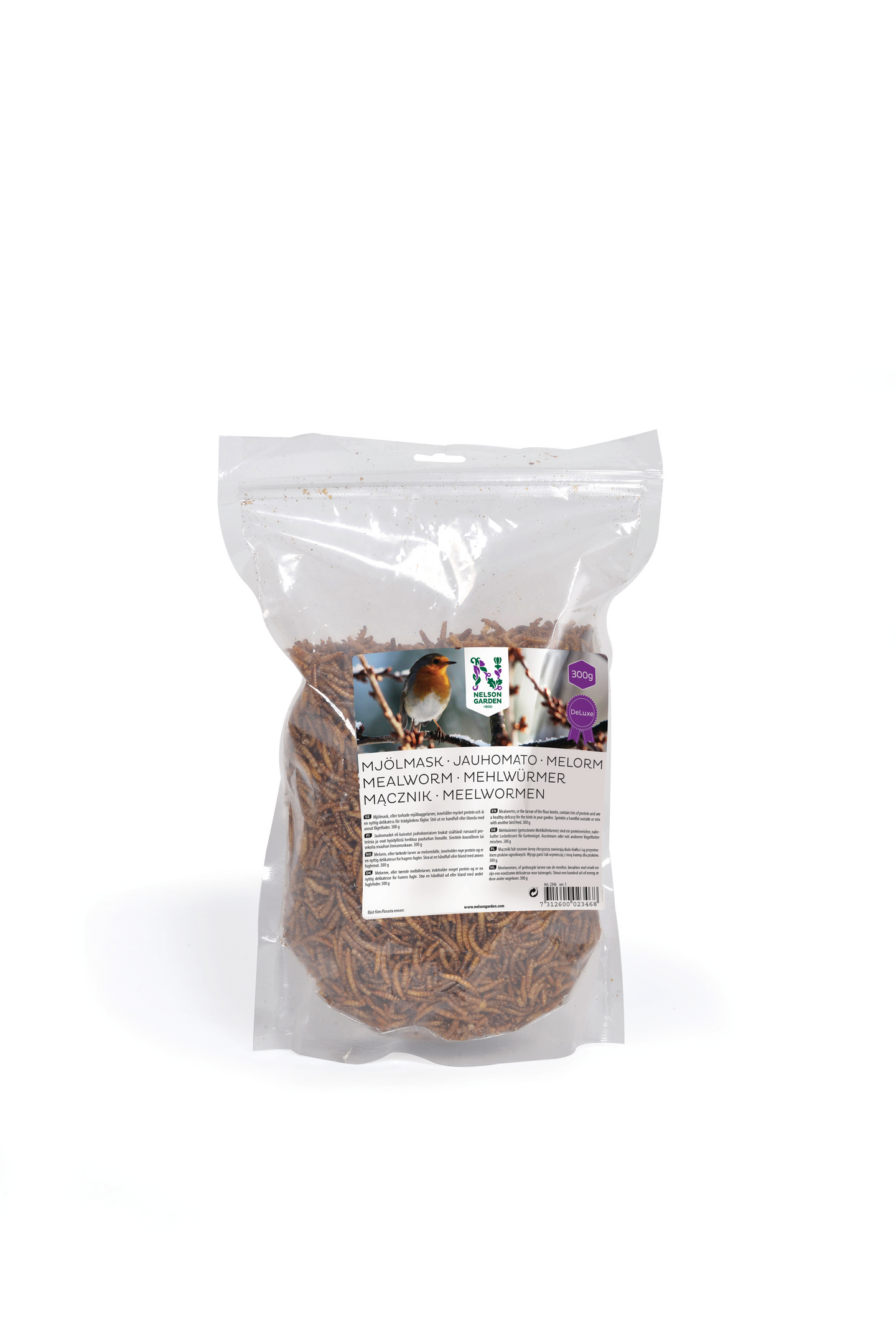 MJÖLMASK, NELSON GARDEN TORKADE 300G