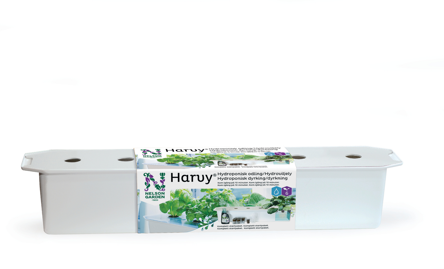 HARVY NELSON GARDEN HYDROPONISK ODLING,, VITT LOCK KIT