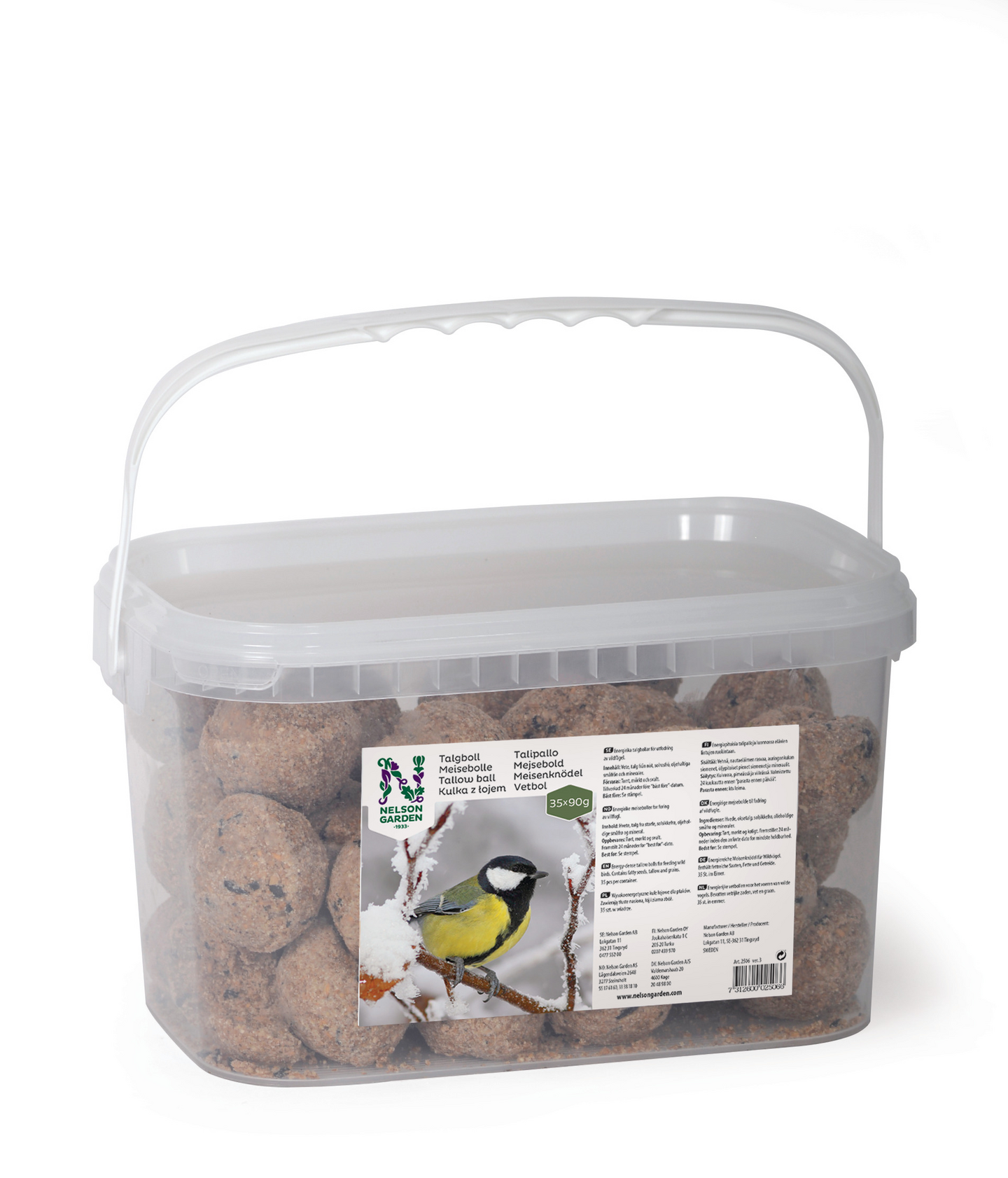 TALGBOLL NELSON GARDEN 90G 35ST UTAN NÄT