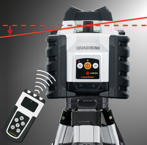 Pyörivä laser Laserliner Quadrum Compact 210S setti 165cm